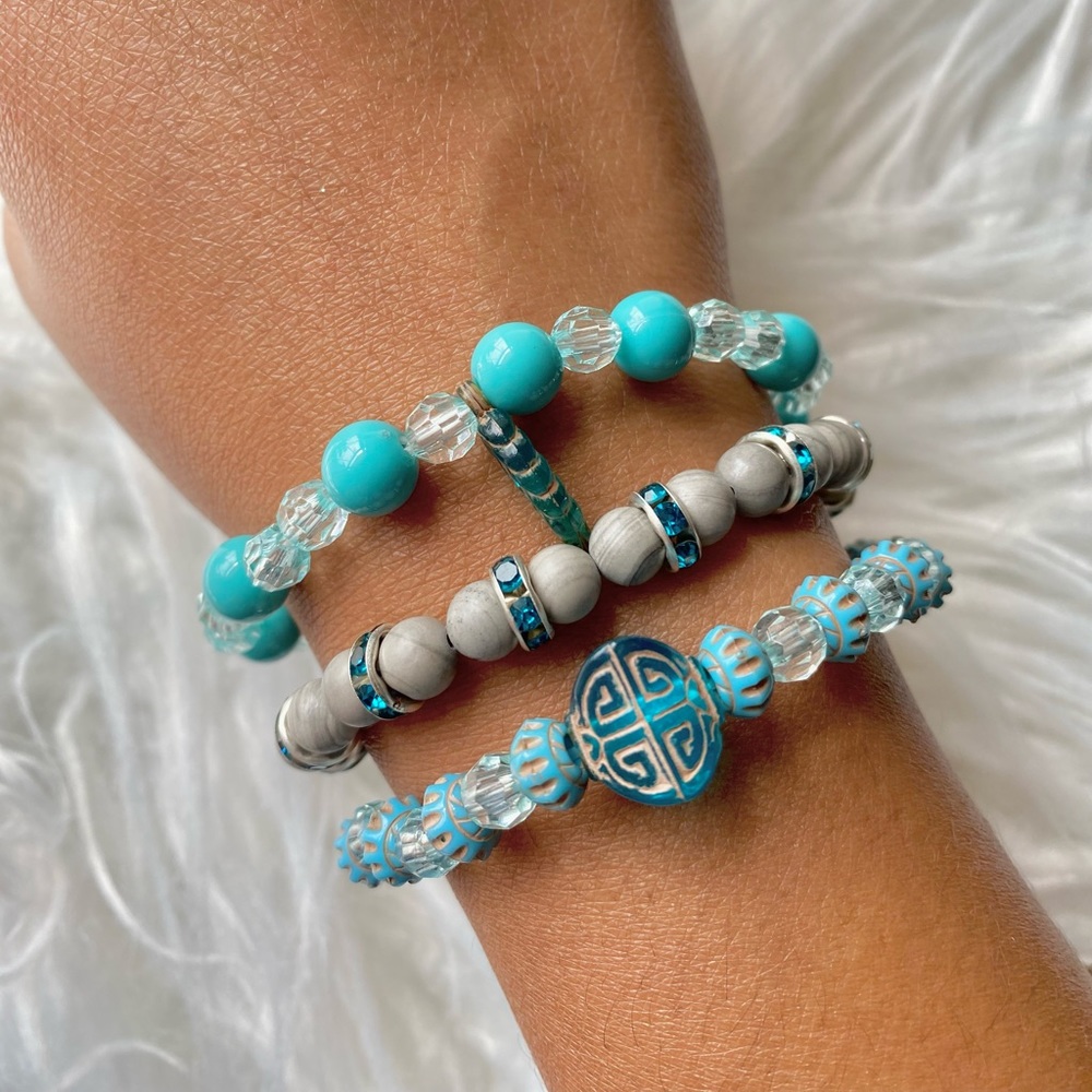 Bracelets, 3 piece bracelet set